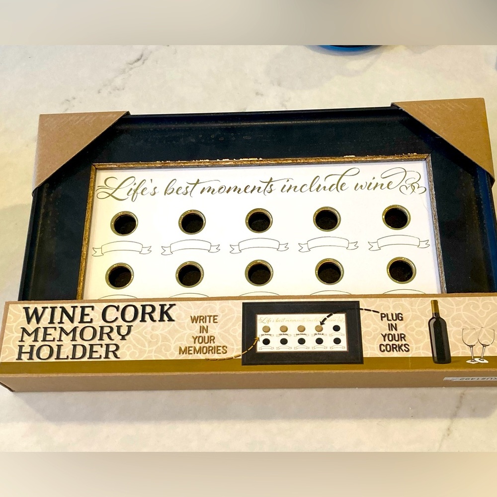 Wine Cork Memory Holder